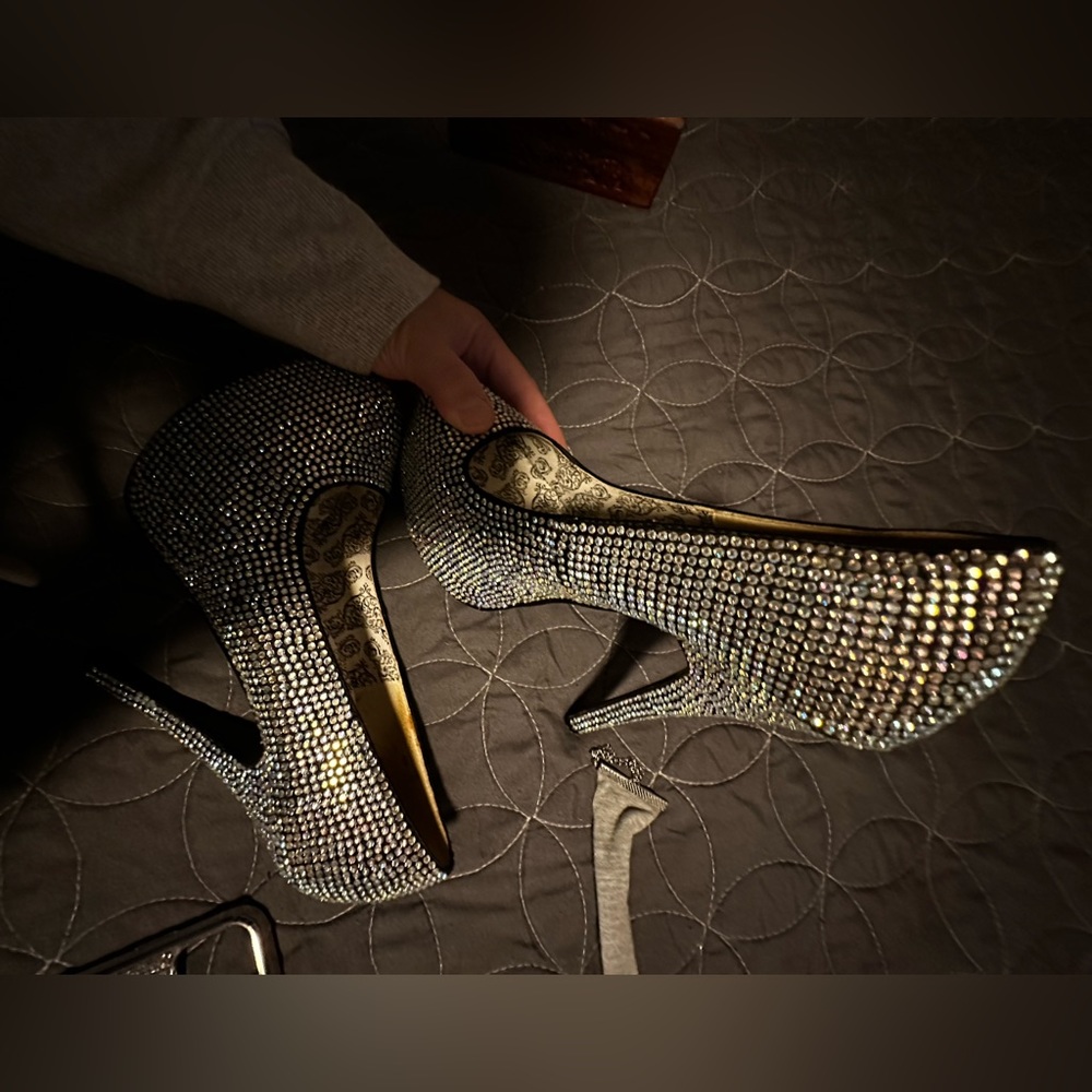 Rhinestone heels - Picture 4 of 4